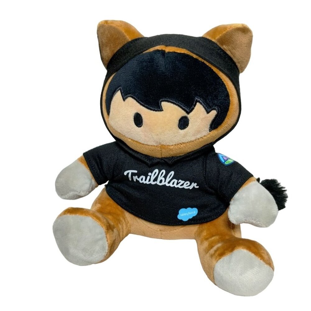 Salesforce Astro‎ Plush Racoon Trailblazer Plush Toy 8in Collectible